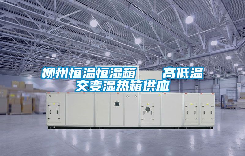 柳州恒温恒湿箱   高低温交变湿热箱供应