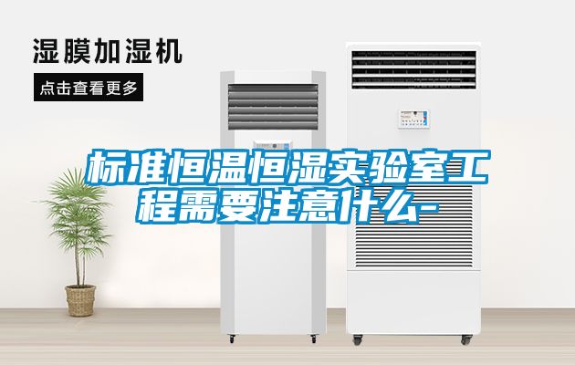标准恒温恒湿实验室工程需要注意什么-
