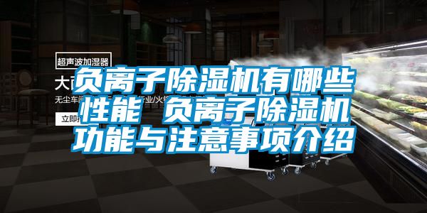 负离子除湿机有哪些性能 负离子除湿机功能与注意事项介绍