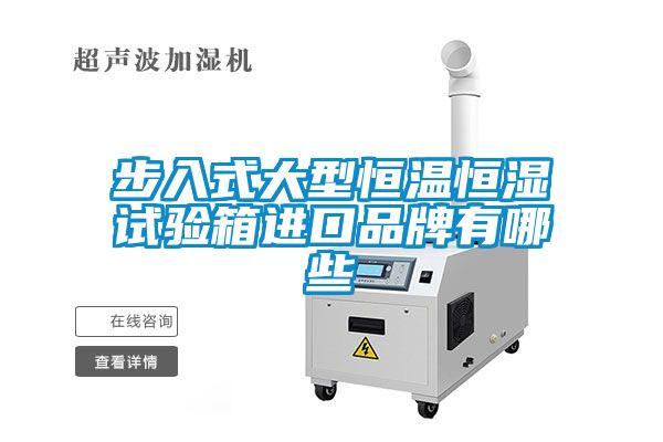 步入式大型恒温恒湿试验箱进口品牌有哪些