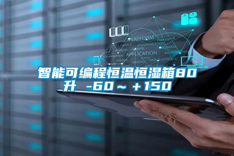 智能可编程恒温恒湿箱80升 -60～＋150℃