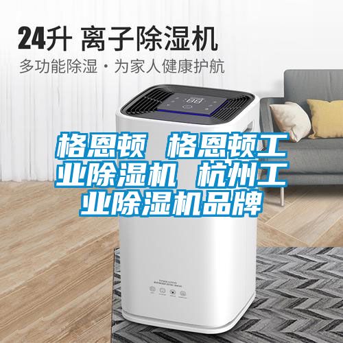 格恩顿 格恩顿工业除湿机 杭州工业除湿机品牌