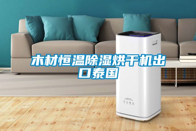 木材恒温除湿烘干机出口泰国