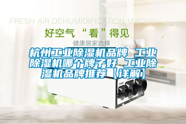 杭州工业除湿机品牌 工业除湿机哪个牌子好 工业除湿机品牌推荐【详解】