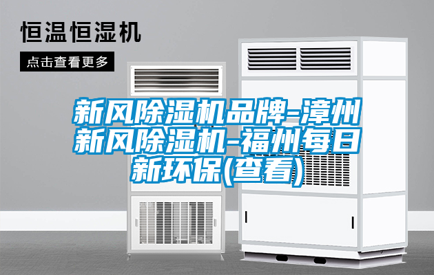 新风除湿机品牌-漳州新风除湿机-福州每日新环保(查看)