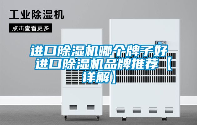 进口除湿机哪个牌子好 进口除湿机品牌推荐【详解】
