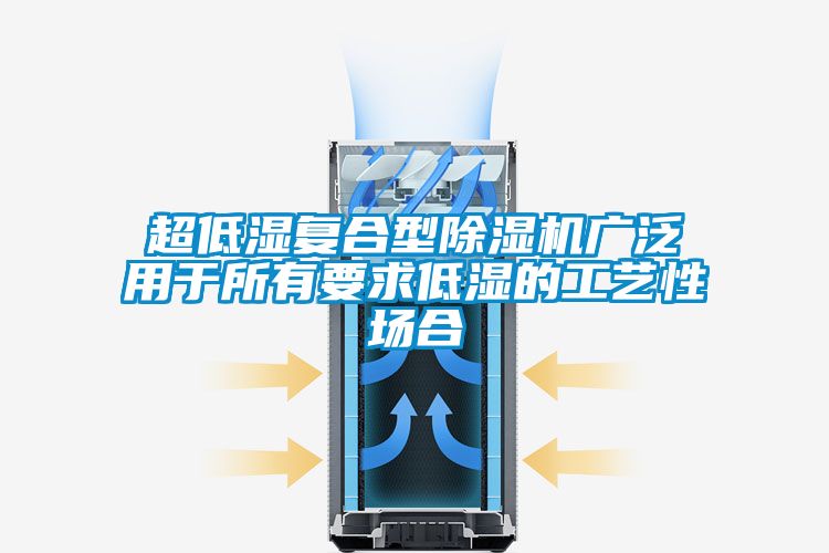 超低湿复合型除湿机广泛用于所有要求低湿的工艺性场合