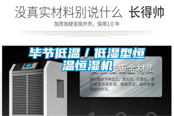 毕节低温／低湿型恒温恒湿机