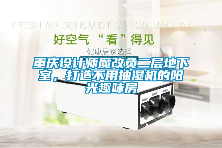 重庆设计师魔改负二层地下室，打造不用抽湿机的阳光趣味房