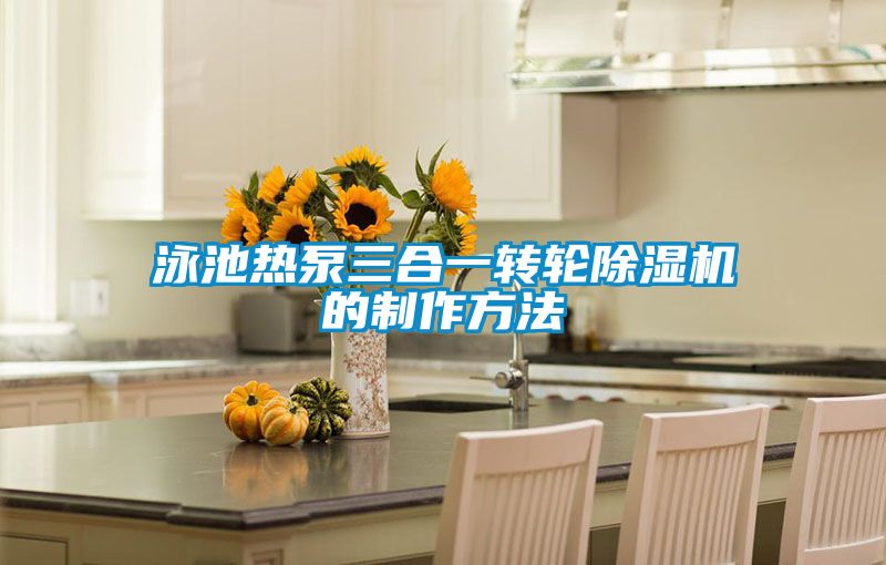 泳池热泵三合一转轮除湿机的制作方法