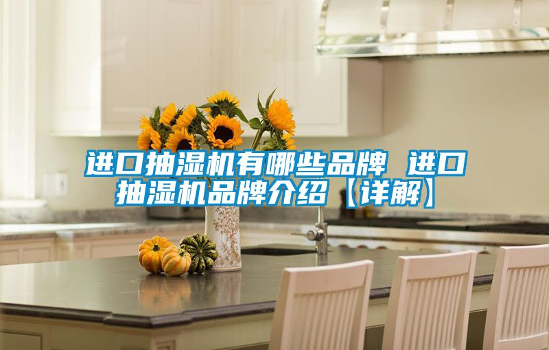 进口抽湿机有哪些品牌 进口抽湿机品牌介绍【详解】