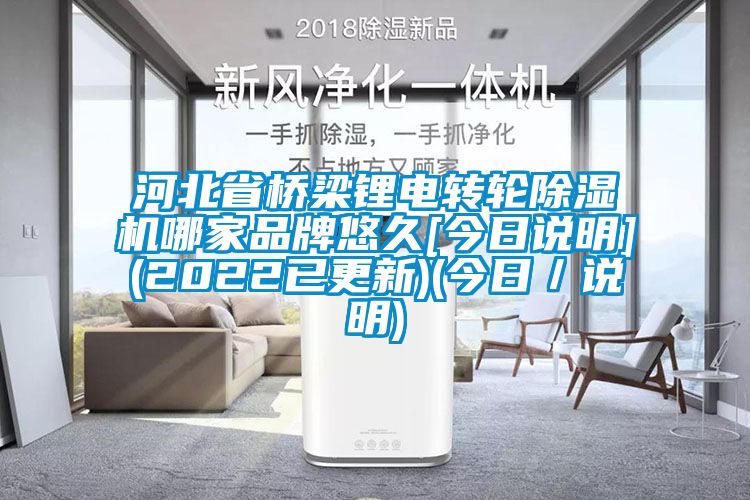 河北省桥梁锂电转轮除湿机哪家品牌悠久[今日说明](2022已更新)(今日／说明)