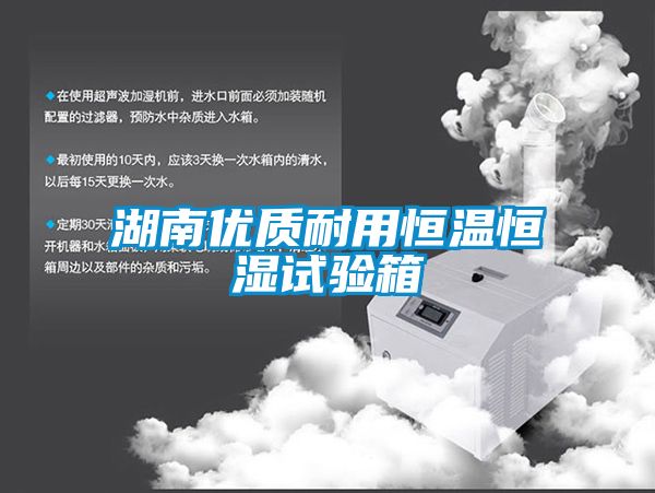 湖南优质耐用恒温恒湿试验箱