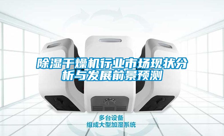 除湿干燥机行业市场现状分析与发展前景预测