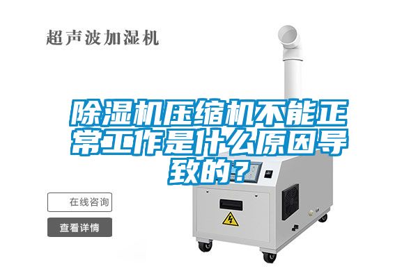 除湿机压缩机不能正常工作是什么原因导致的？