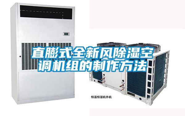 直膨式全新风除湿空调机组的制作方法