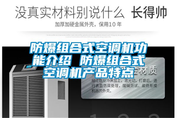 防爆组合式空调机功能介绍 防爆组合式空调机产品特点