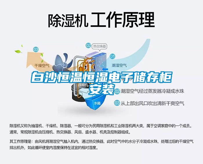 白沙恒温恒湿电子储存柜安装
