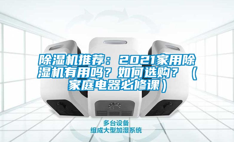 除湿机推荐：2021家用除湿机有用吗？如何选购？（家庭电器必修课）
