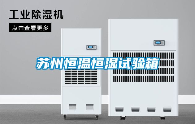 苏州恒温恒湿试验箱