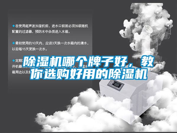 除湿机哪个牌子好，教你选购好用的除湿机