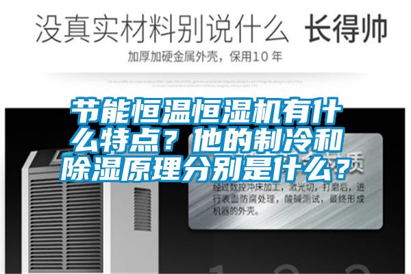 节能恒温恒湿机有什么特点？他的制冷和除湿原理分别是什么？