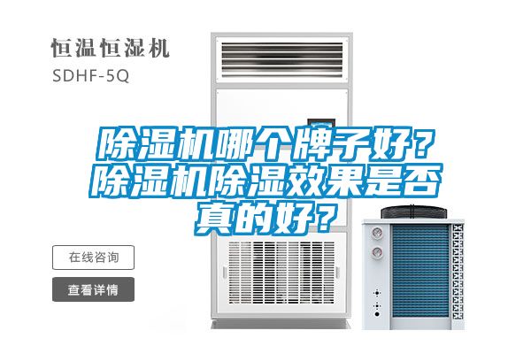 除湿机哪个牌子好？除湿机除湿效果是否真的好？