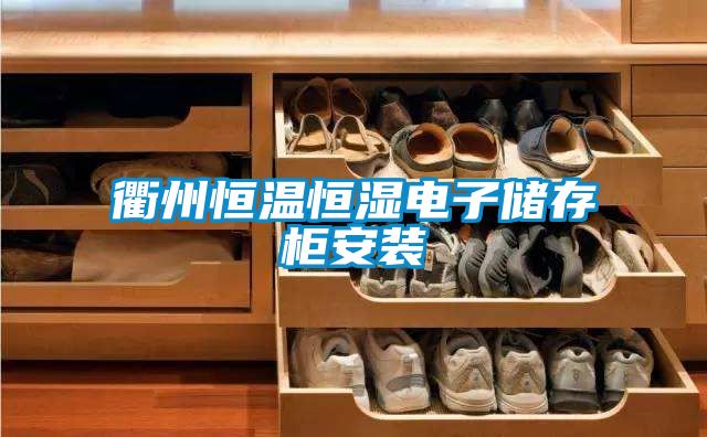 衢州恒温恒湿电子储存柜安装