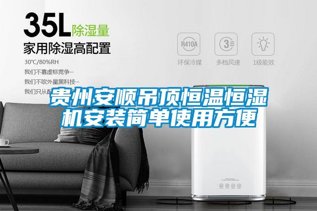 贵州安顺吊顶恒温恒湿机安装简单使用方便