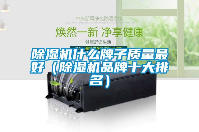 除湿机什么牌子质量最好（除湿机品牌十大排名）