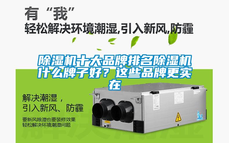 除湿机十大品牌排名除湿机什么牌子好？这些品牌更实在