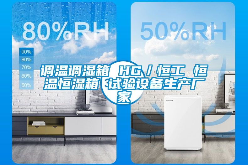 调温调湿箱 HG／恒工 恒温恒湿箱 试验设备生产厂家