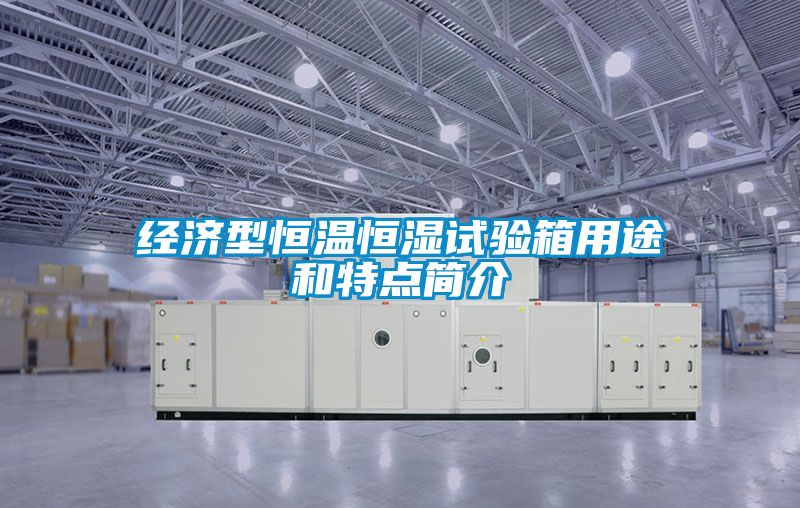 经济型恒温恒湿试验箱用途和特点简介