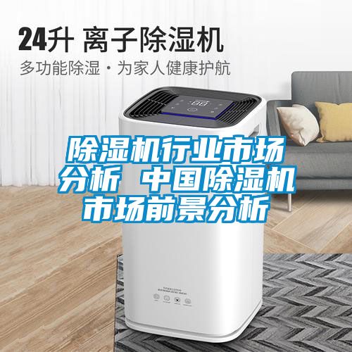 除湿机行业市场分析 中国除湿机市场前景分析