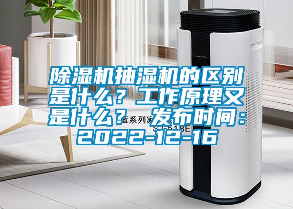 除湿机抽湿机的区别是什么？工作原理又是什么？ 发布时间：2022-12-16