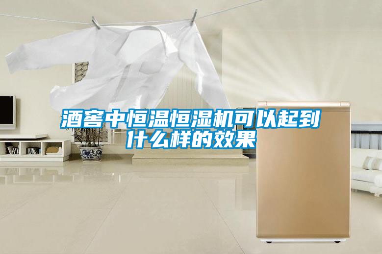酒窖中恒温恒湿机可以起到什么样的效果