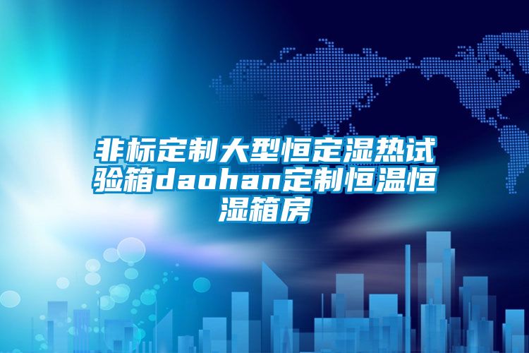 非标定制大型恒定湿热试验箱daohan定制恒温恒湿箱房
