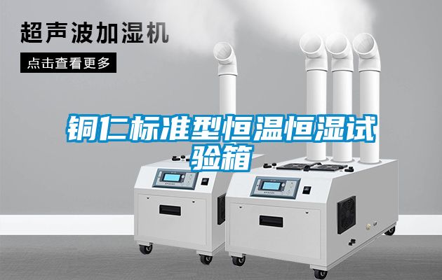 铜仁标准型恒温恒湿试验箱