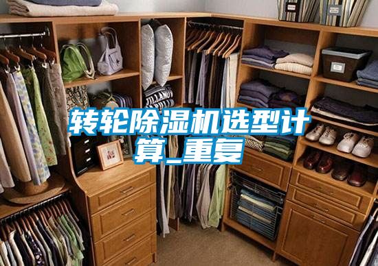 转轮除湿机选型计算_重复