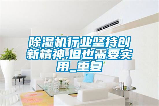 除湿机行业坚持创新精神,但也需要实用_重复