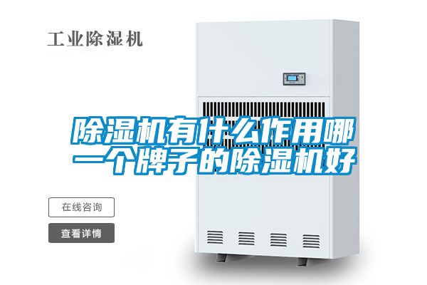 除湿机有什么作用哪一个牌子的除湿机好