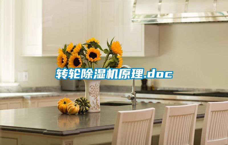 转轮除湿机原理.doc