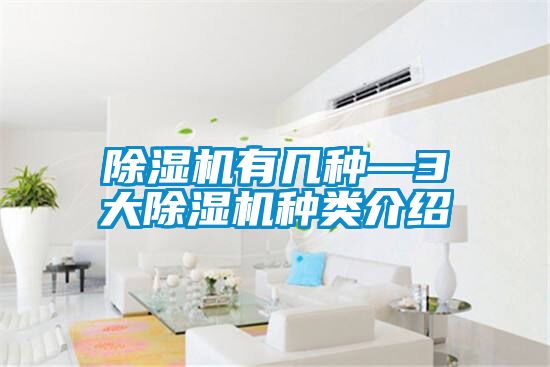 除湿机有几种—3大除湿机种类介绍