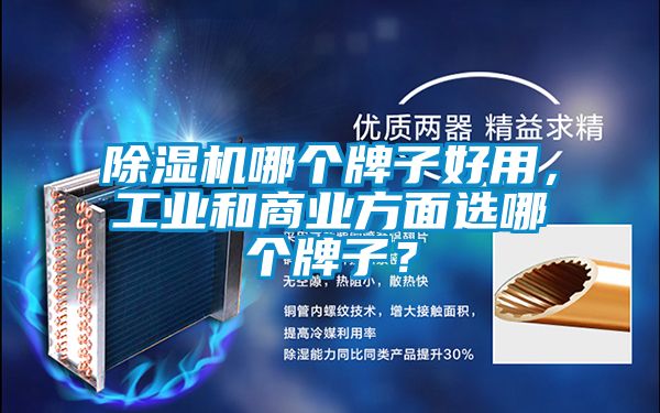 除湿机哪个牌子好用，工业和商业方面选哪个牌子？