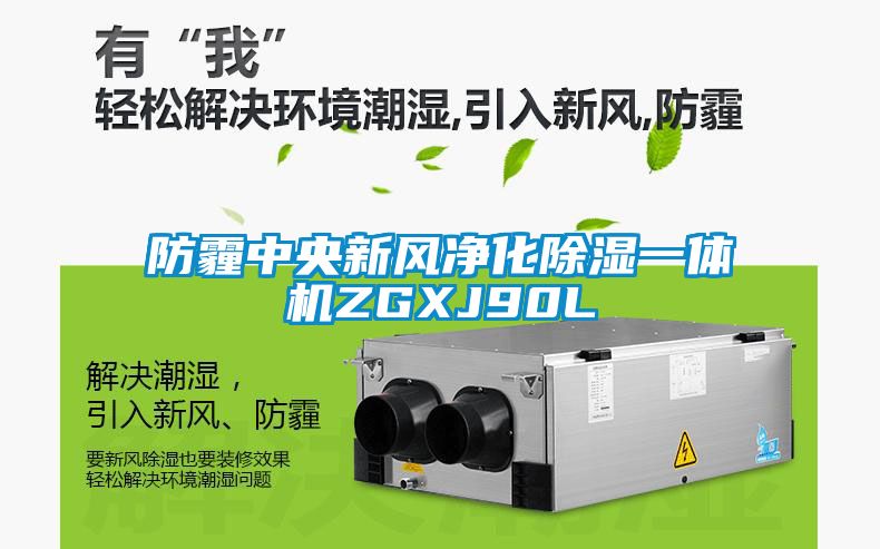 防霾中央新风净化除湿一体机ZGXJ90L