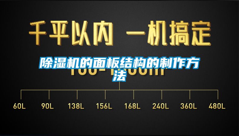除湿机的面板结构的制作方法
