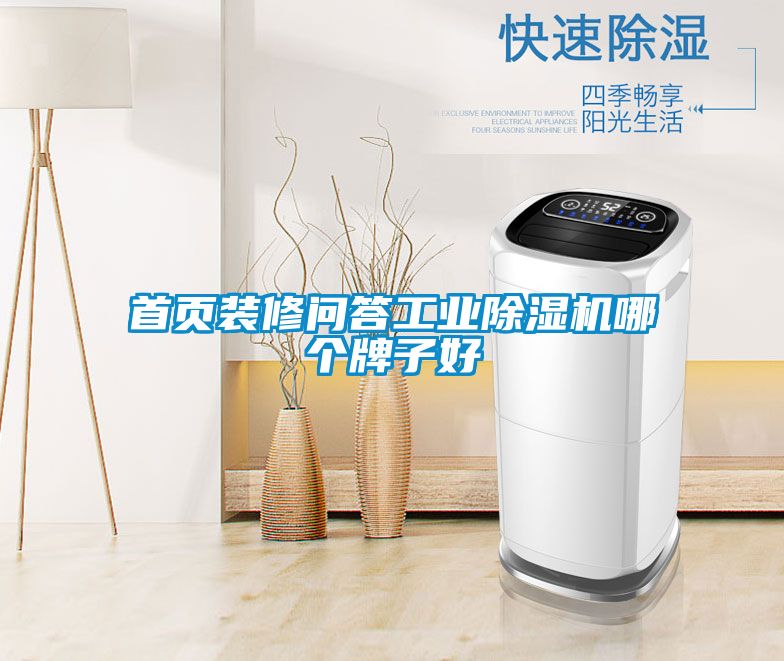 首页装修问答工业除湿机哪个牌子好