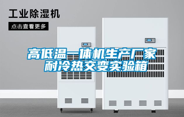 高低温一体机生产厂家 耐冷热交变实验箱